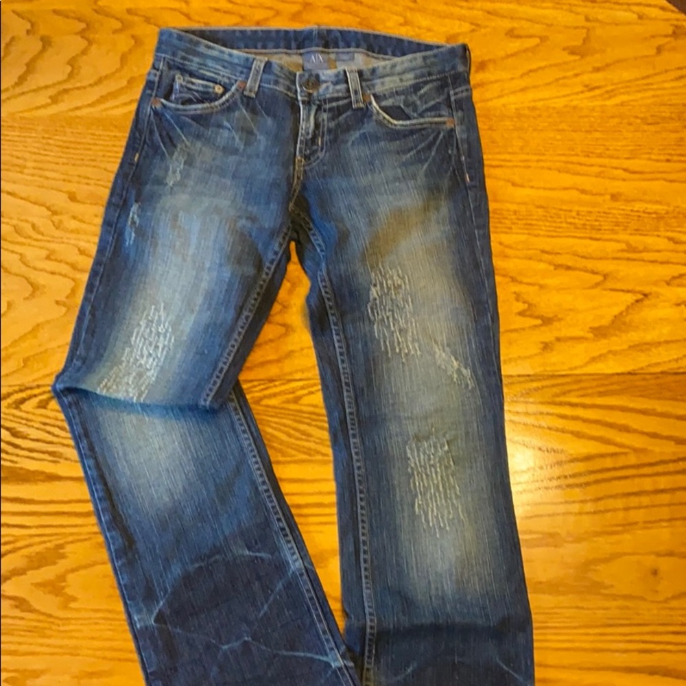Armani Exchange Pick Stitch Destroy size 4 short